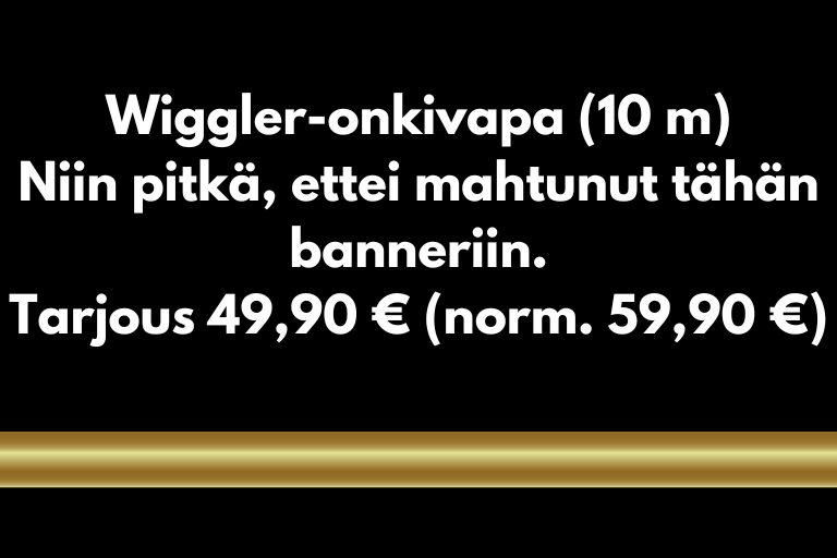 Wiggler-onkivapa (10 m)